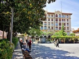 market square in Barakaldo