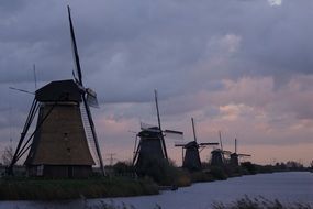 windmills in Holland