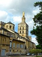 spire of the Church tower of Sandstone