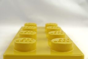 Closeup photo of Yellow lego blocks