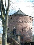 Castle lies above the village of Kerpen