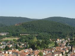 Palatinate Forest - a mountain range in German federal state