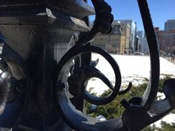 city abstract monument