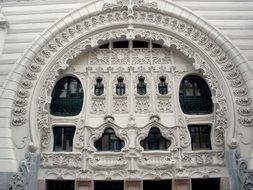 beautiful facade of Campos Eliseos Theater