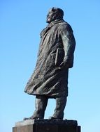 Statue of the famous Dutch civil engineer Cornelis Lely