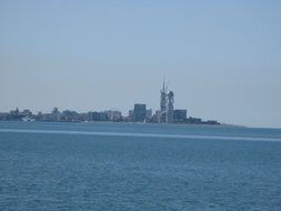 beautiful seascape in batumi georgia