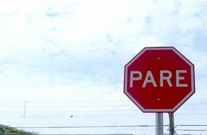 city sign in brazil