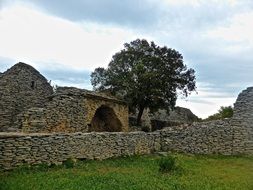 Village des Bories, unique drywall stone huts, france, Gordes