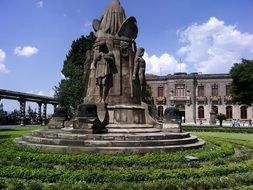 Monument in front of Chapultepec Palace, Mexico