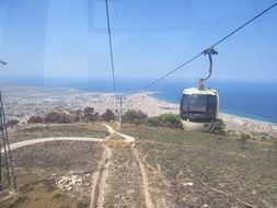 cable car in Sicily