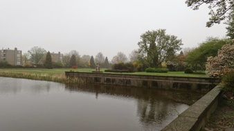 city pond in Voorburg