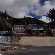 cloudy landscape of kalk bay in cape town south africa