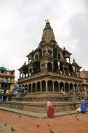 ancient old temple in nepal