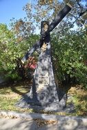 Irkutsk city monument to pilots