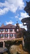 fountain near the town hall