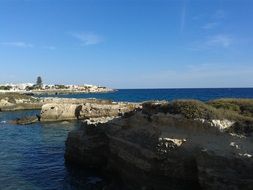 puglia rocky coast