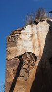 close up picture of ruins of a wall