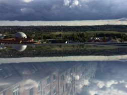 clouds window