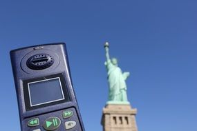 Freedom statue in New York city