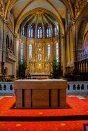 church gold altar