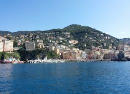 mountain lake Camogli Costa