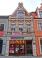 cityscape of Dluga street in Bydgoszcz Poland