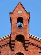 pediment on the tower in bydgoszcz