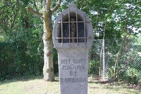 santa barbara monument in niedermendig