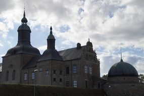 building of Kalmar castle in sweden