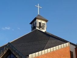 biale blota good shepherd church cross modern building