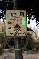 Stickers on the street