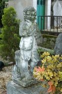 stone sculpture in Paris cemetery