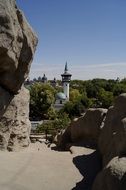Cliff in Budapest