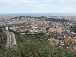 Highway on Mount Tibidabo