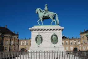 monument Amalienborg Copenhagen Denmark