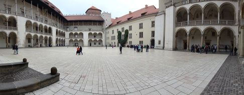 Wawel Castle courtyard