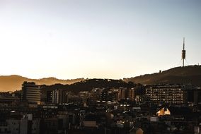 cityscape in barcelona