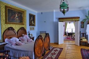 bedroom in the cottage in Sanok