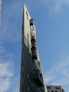 building wall with balconies