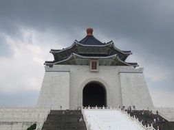 white temple in Taiwan