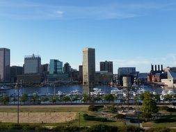 View of the harbor in Baltimore