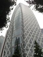 cocoon tower in tokyo