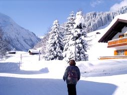 Snow in Austria