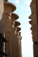 temple columns in Karnak