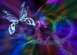 abstract fractal butterfly fantasy