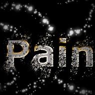 abstract background glitter pain