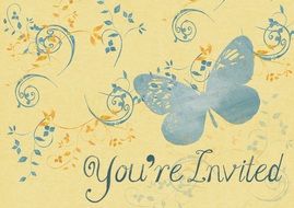 background card invitation paper