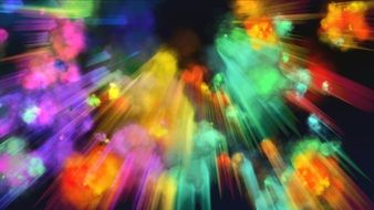 color paint dust farbpulver