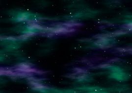 dark space starry sky