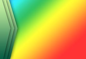 arrow direction colorful background